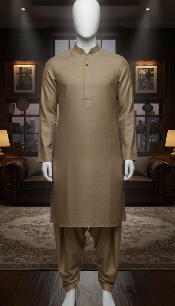 Unstitched Shalwar Qameez – Bareeze Latha Cotton | Skin Color
