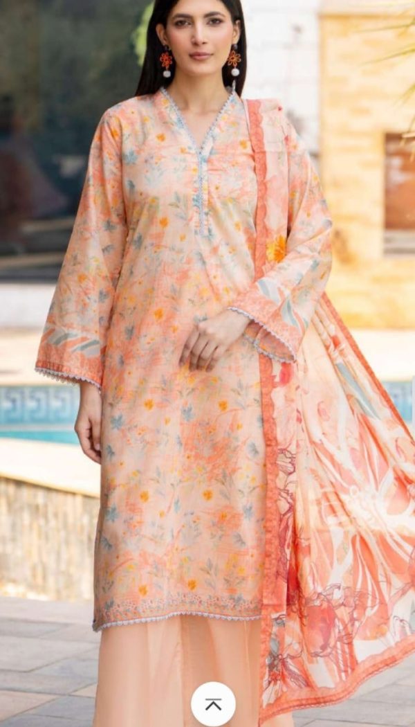Printed lawn 3 piece